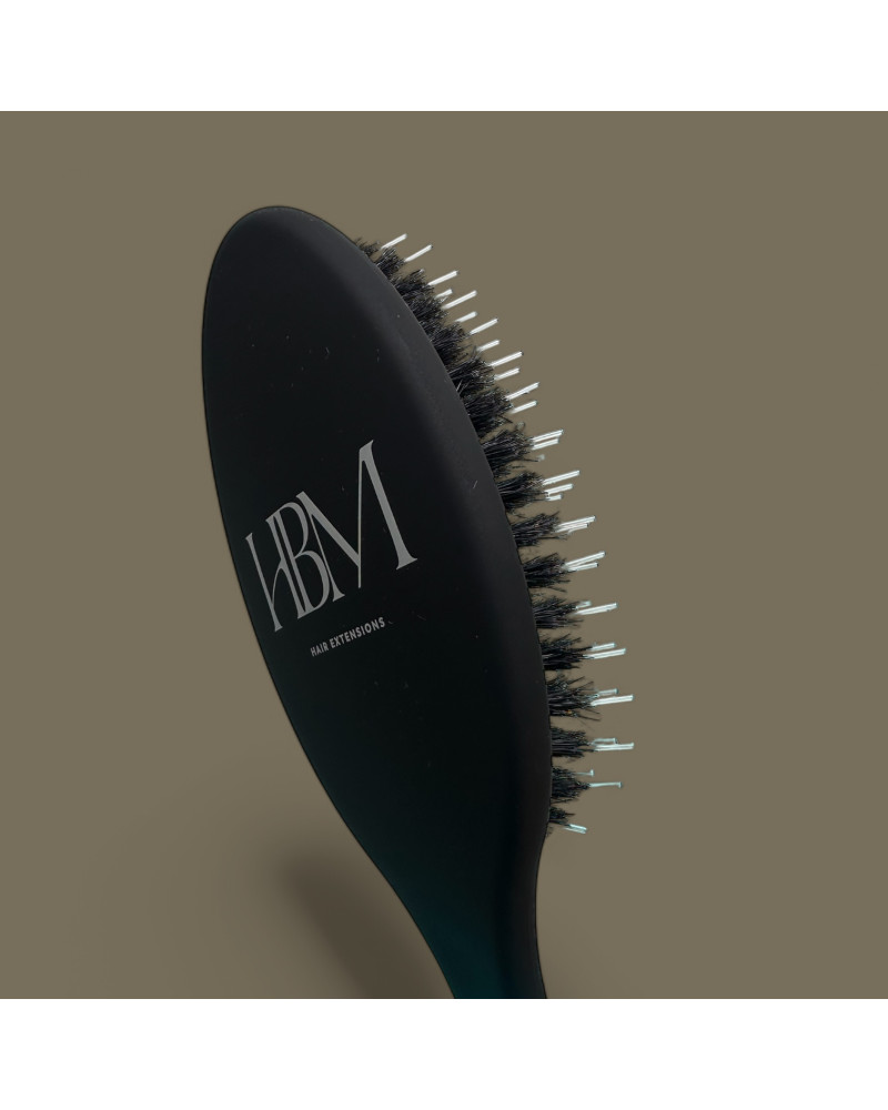 Brosse professionnelle HBM noir  - Spécial extensions